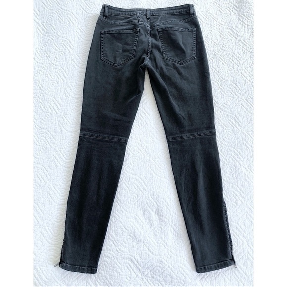 CLOSED Black Moto Skinny Jeans Made In Italy - Picture 3 of 10
